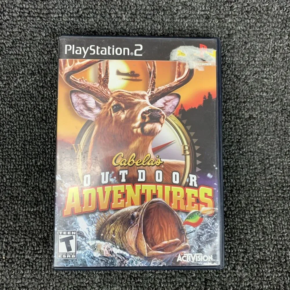 Cabelas Hunting PS2 Game Lot Of 4 (Playstation 2) Dangerous Hunts Safari Trophy